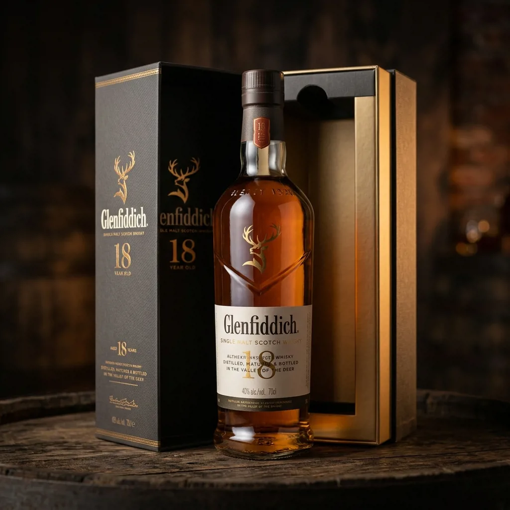 Виски Glenfiddich 18 лет в подарочной упаковке