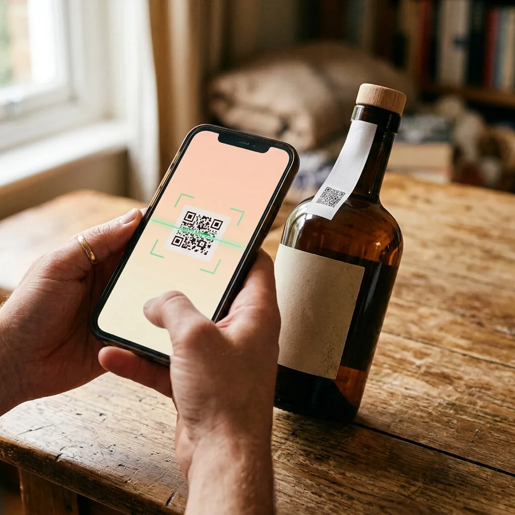 Сканирование QR-кода акцизной марки для проверки в ЕГАИС